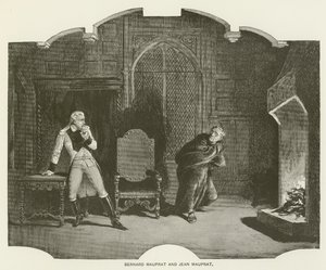 Bernard Mauprat y Jean Mauprat (grabado) de English School