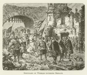 Bernhard de Weimar entrando en Brisach de English School
