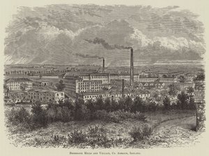Molinos y pueblo de Bessbrook, Condado de Armagh, Irlanda de English School