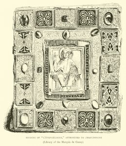 Encuadernación del Evangelio, atribuida a Carlomagno