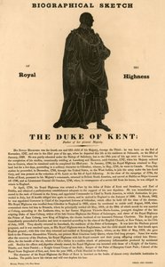Bosquejo biográfico de Su Alteza Real el Duque de Kent, padre de su actual Majestad de English School