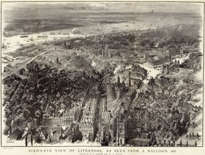 Vista aérea de Liverpool de English School