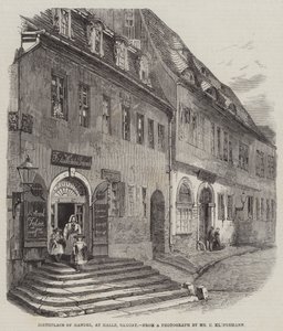 Lugar de nacimiento de Handel, en Halle, Sajonia de English School