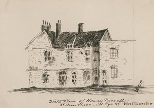 Lugar de nacimiento de Henry Purcell, St Anns Lane, Old Pye Street, Westminster de English School