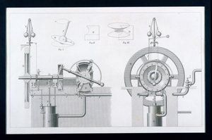 Motor de vapor rotativo o de disco de Bishop de Cyclopaedia of Useful Arts & Manufactures, editado por Charles Tomlinson, c.1880s de English School
