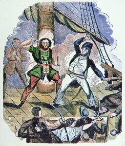 La última pelea de Barbanegra de English School