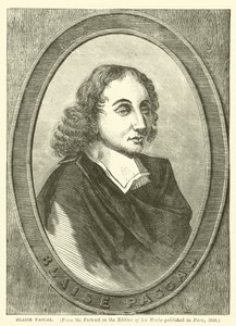 Blaise Pascal (grabado) de English School