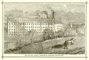 Molino de Blantyre, Glasgow, donde trabajó David Livingstone de English School