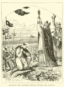 Bendición de las tropas normandas antes de la batalla de English School
