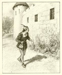 Blondel escuchó la música flotando hacia él de English School