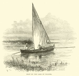 Barco en el Lago de Galilea