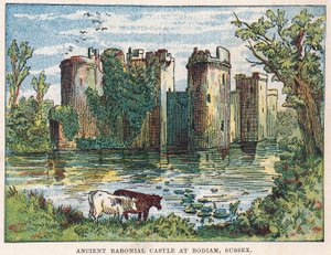 Castillo de Bodiam, Sussex de English School