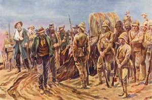 Los bóers se rinden tras la batalla de Paardeberg de English School