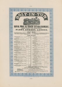 Establecimiento de Correo Real y Coches Bolt-in-Tun de English School