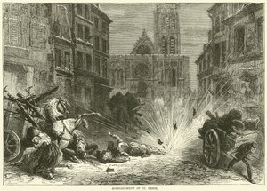 Bombardeo de St Denis, diciembre 1870 de English School