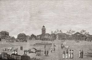 Bombay Green, Mumbai del Sur, India en 1767, de 
