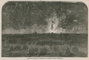 Hoguera y fuegos artificiales en Blackheath de English School