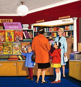 Vendedora de libros de English School