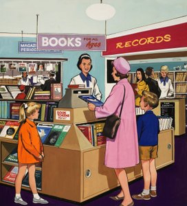 Vendedora de librería