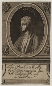 Libreros, J Groenewegen y A Vander Hoeck, tarjeta comercial de English School