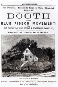 Puesto del Movimiento de la Cinta Azul, 1883 de English School