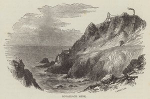 Mina Botallack (grabado) de English School
