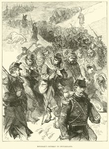 Retirada de Bourbaki a Suiza, enero 1871 de English School