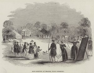 Reunión de arqueros en Pradoe, cerca de Oswestry