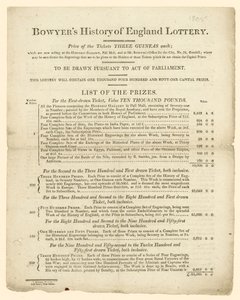 Historia de Inglaterra de Bowyer Lotería de English School
