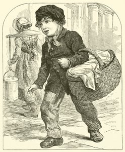 Niño con Cesta (grabado) de English School