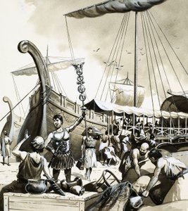 Pan y circo. Un barco vándalo almacenando botín de English School
