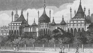 Pabellón de Brighton (grabado) de English School