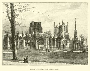 Catedral de Bristol, desde College Green
