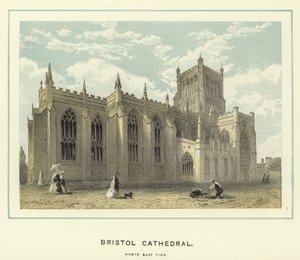 Catedral de Bristol, vista noreste de English School