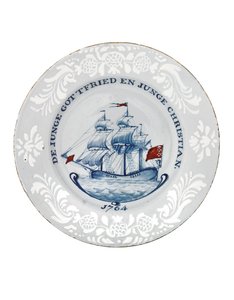Plato Delft de Bristol, probablemente Richard Frank de Redcliffe