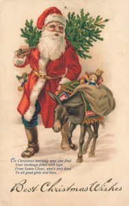 Tarjeta de Navidad británica de English School