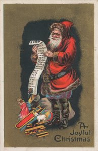 Tarjeta de Navidad británica de English School