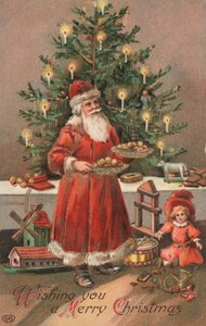Tarjeta de Navidad británica de English School