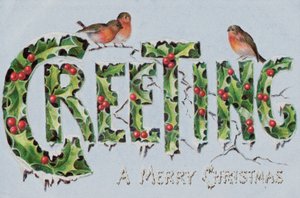 Tarjeta de Navidad británica