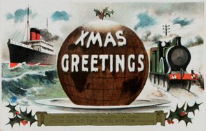Tarjeta de Navidad británica