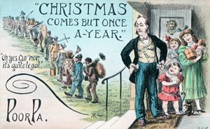 Tarjeta de Navidad británica de English School