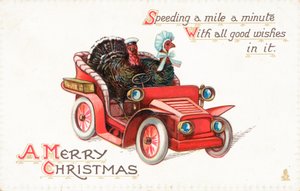 Tarjeta de Navidad británica de English School