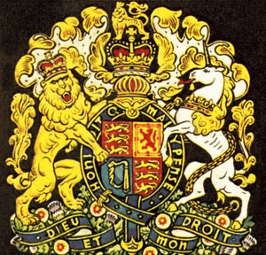 Escudo de armas británico de English School