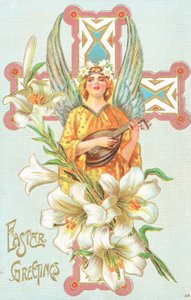 Tarjeta de Pascua británica de English School