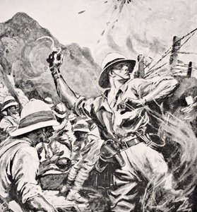 Teniente británico W.T. Forshaw VC, de 