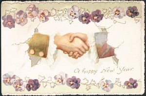 Tarjeta de Año Nuevo británica