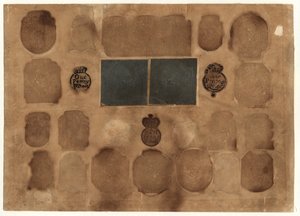 Sellos de ingresos británicos, c.1765 de English School