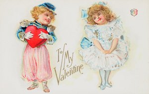 Tarjeta de San Valentín británica