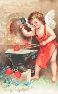 Tarjeta de San Valentín británica de English School