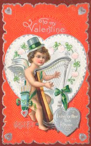 Tarjeta de San Valentín británica de English School